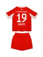 Billige Bayern Munich Alphonso Davies #19 Hjemmedraktsett Barn 2025-26 Kortermet (+ Korte bukser)